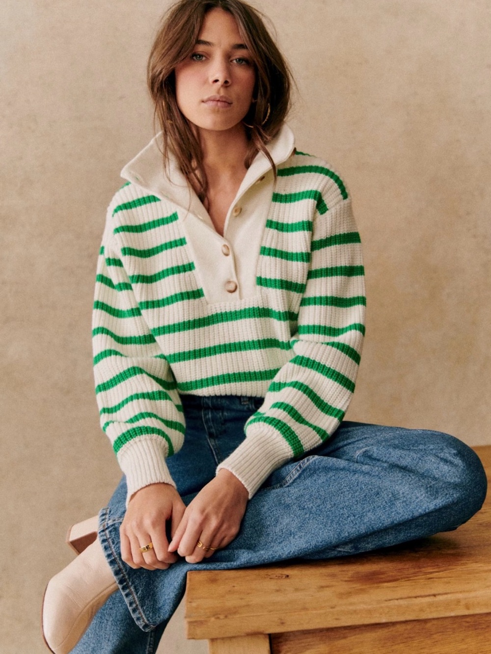 Sezane Kyam Sweater, Size S
